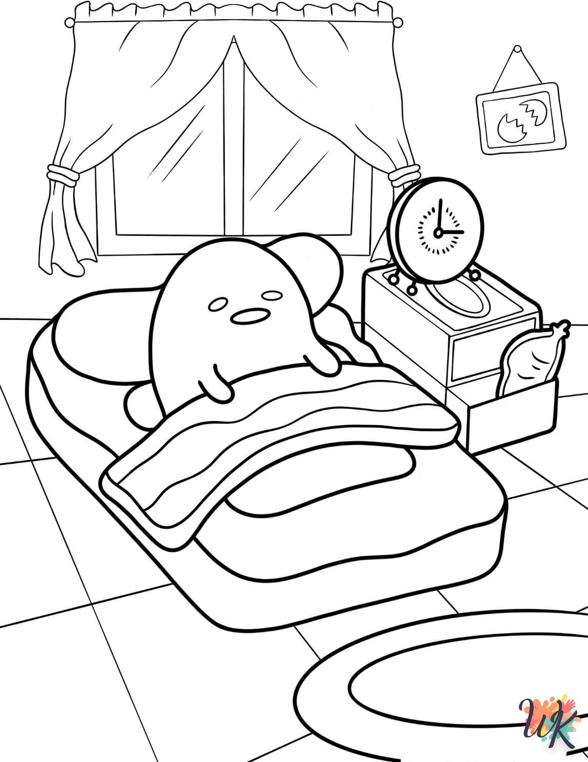 Dibujos para Colorear Gudetama