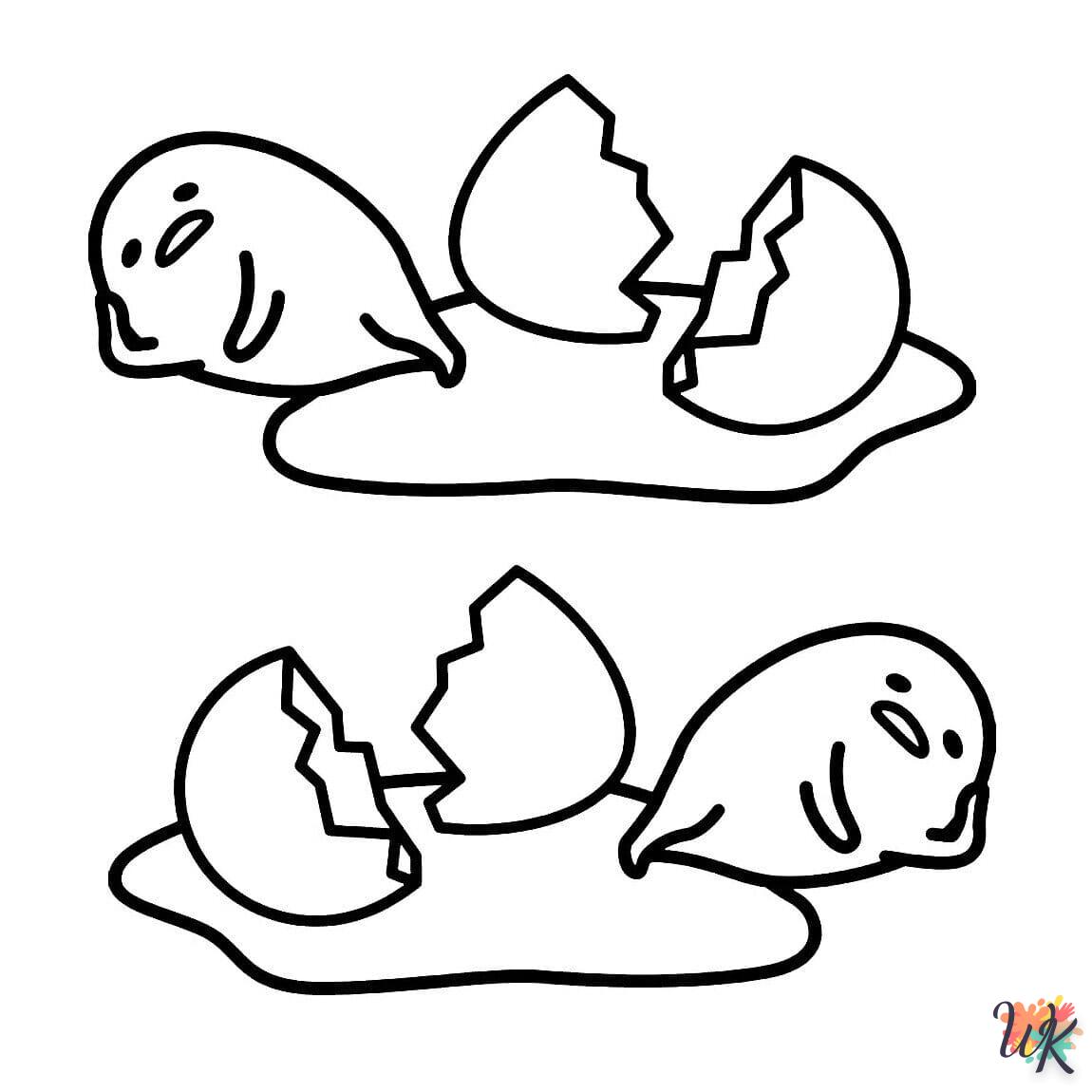 Dibujos para Colorear Gudetama