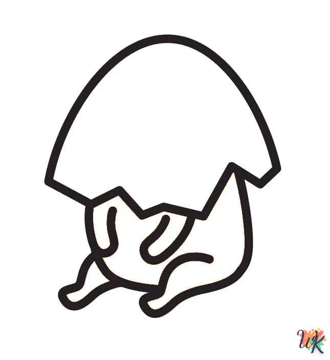 Dibujos para Colorear Gudetama