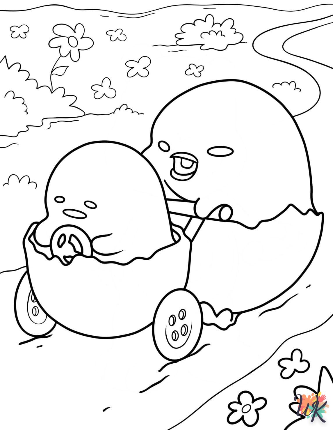 Dibujos para Colorear Gudetama