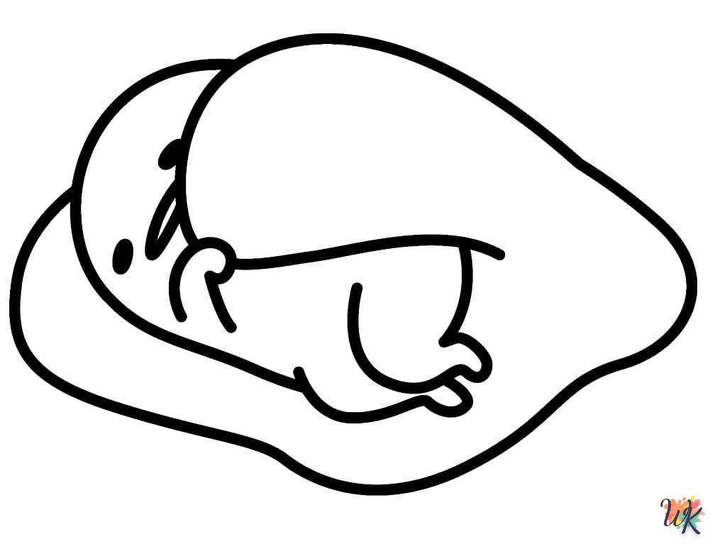 Dibujos para Colorear Gudetama