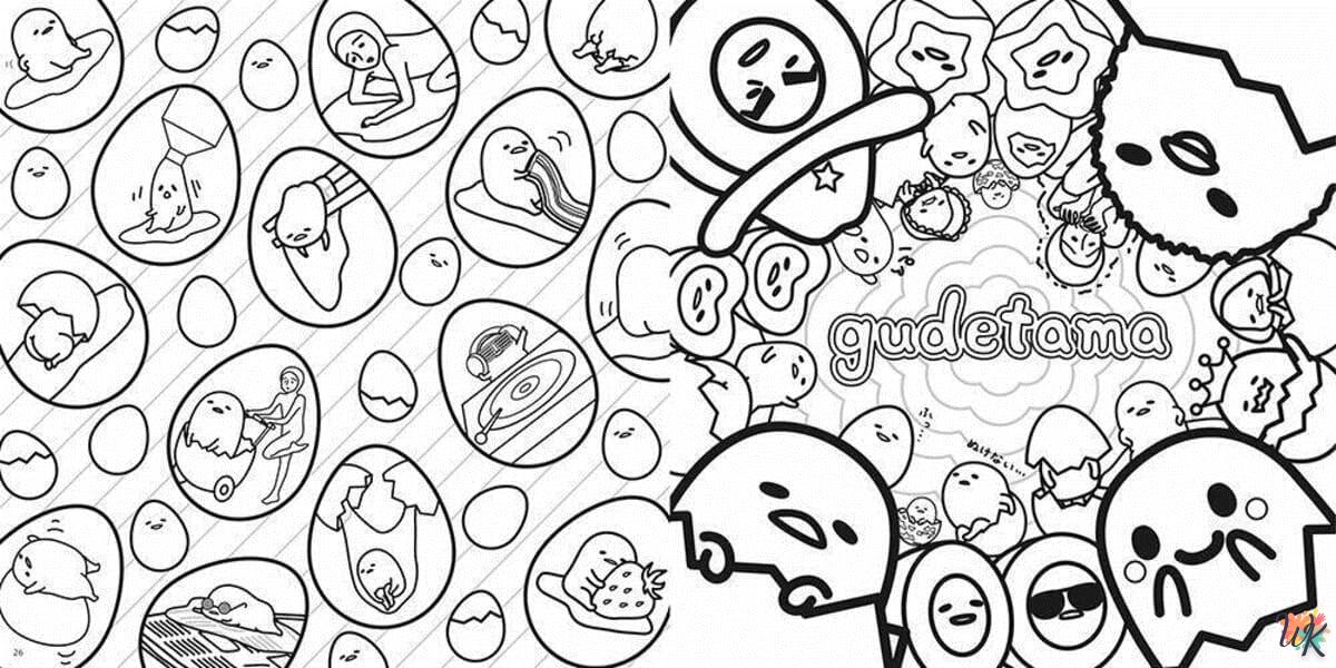 Dibujos para Colorear Gudetama