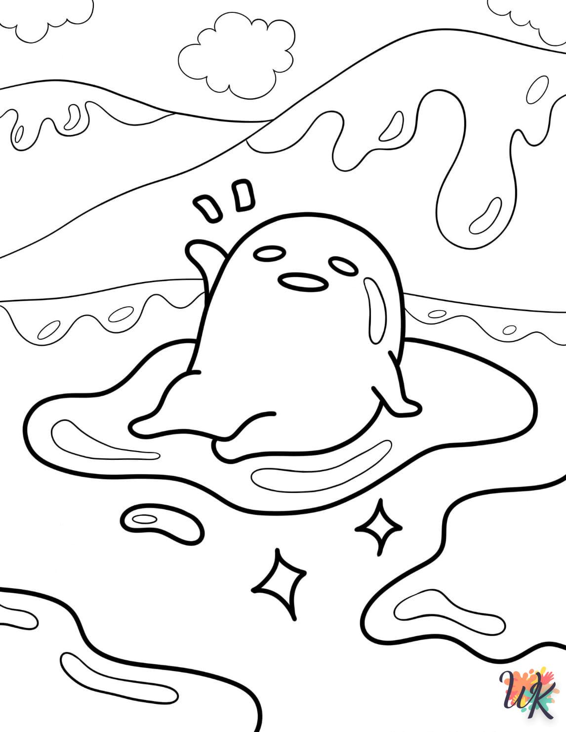 Dibujos para Colorear Gudetama