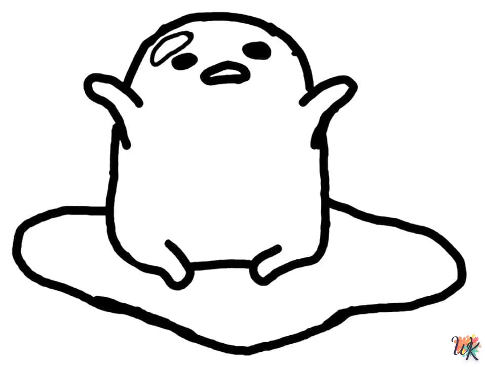 Dibujos para Colorear Gudetama