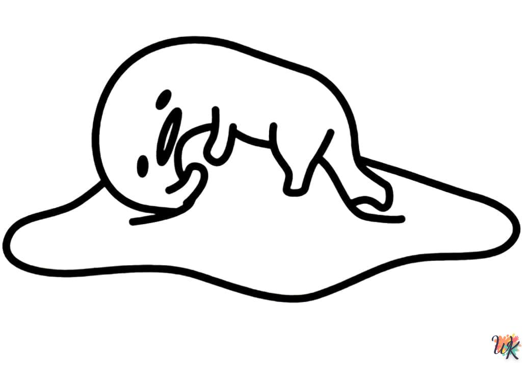 Dibujos para Colorear Gudetama