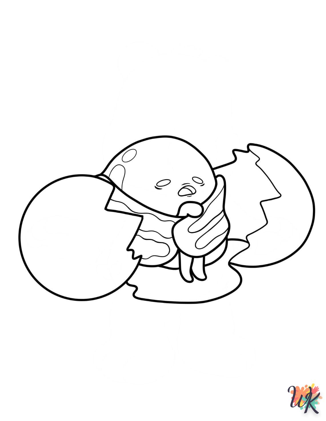 Dibujos para Colorear Gudetama