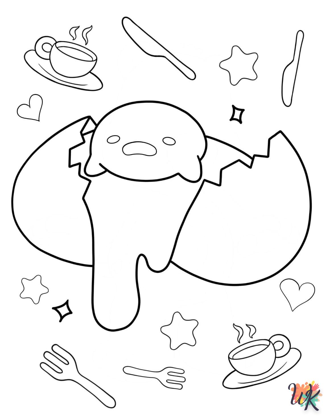 Dibujos para Colorear Gudetama