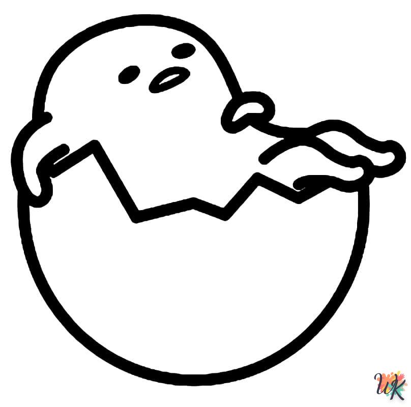 Dibujos para Colorear Gudetama