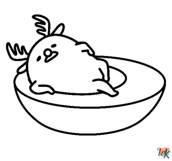 Dibujos para Colorear Gudetama