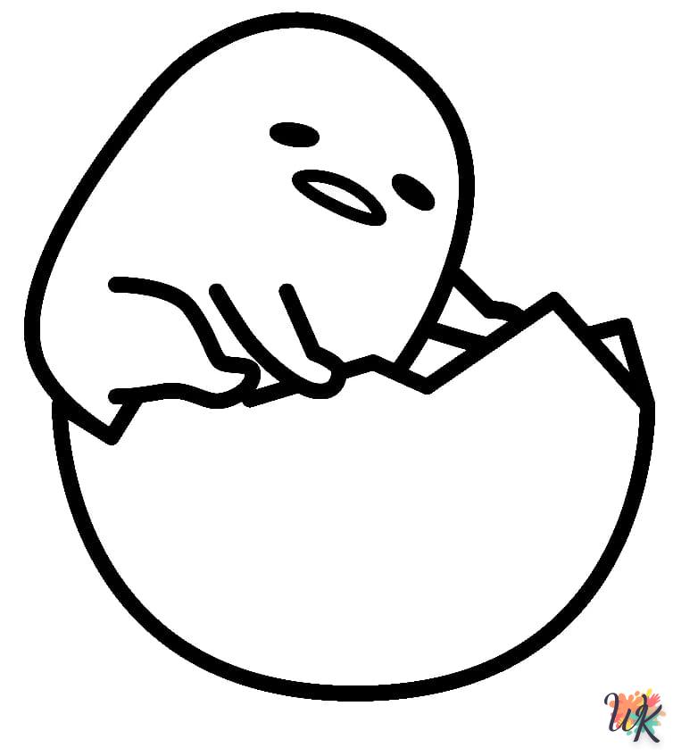 Dibujos para Colorear Gudetama