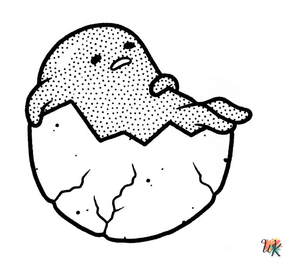 Dibujos para Colorear Gudetama