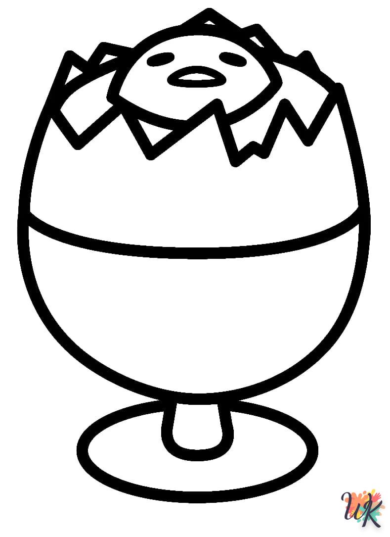 Dibujos para Colorear Gudetama