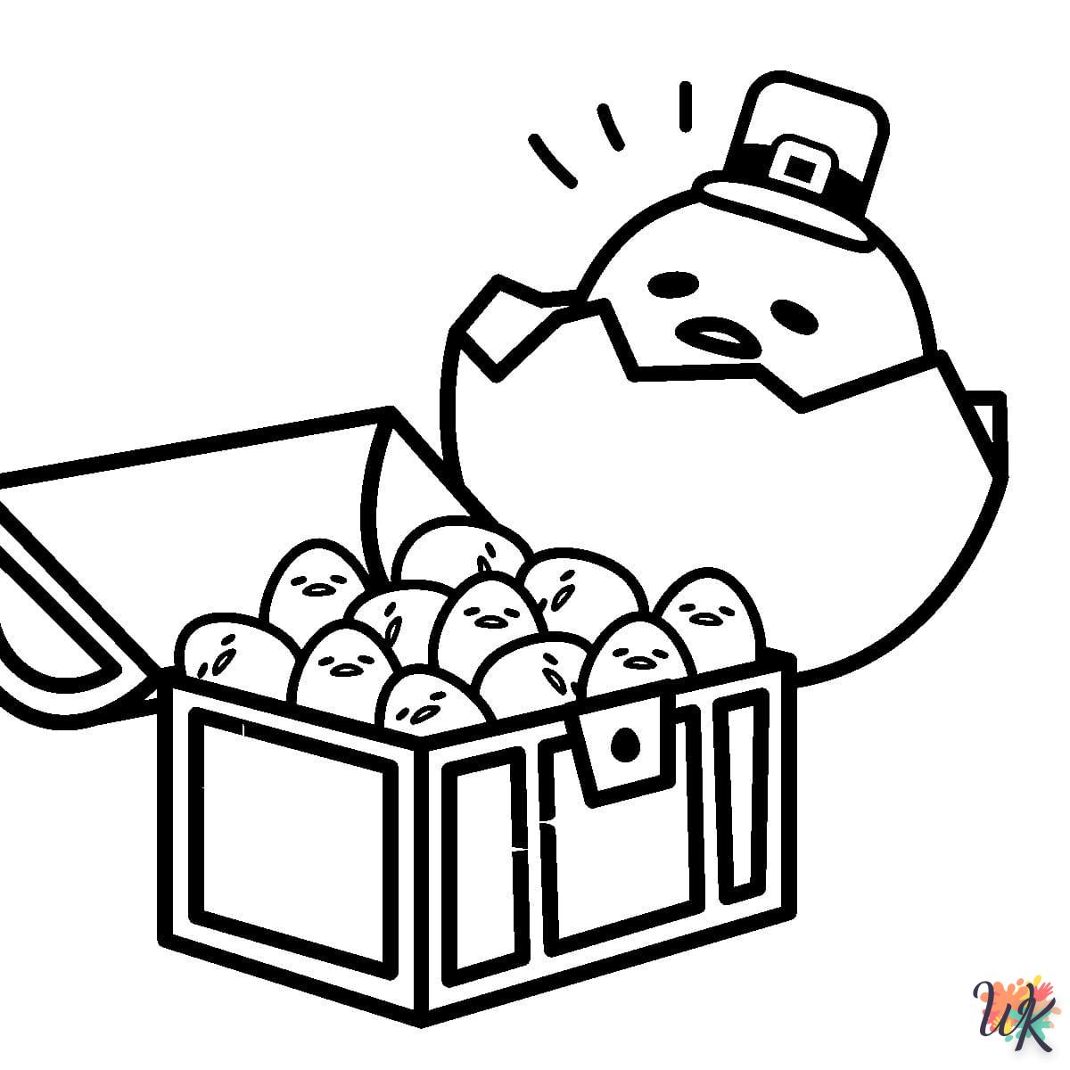 Dibujos para Colorear Gudetama