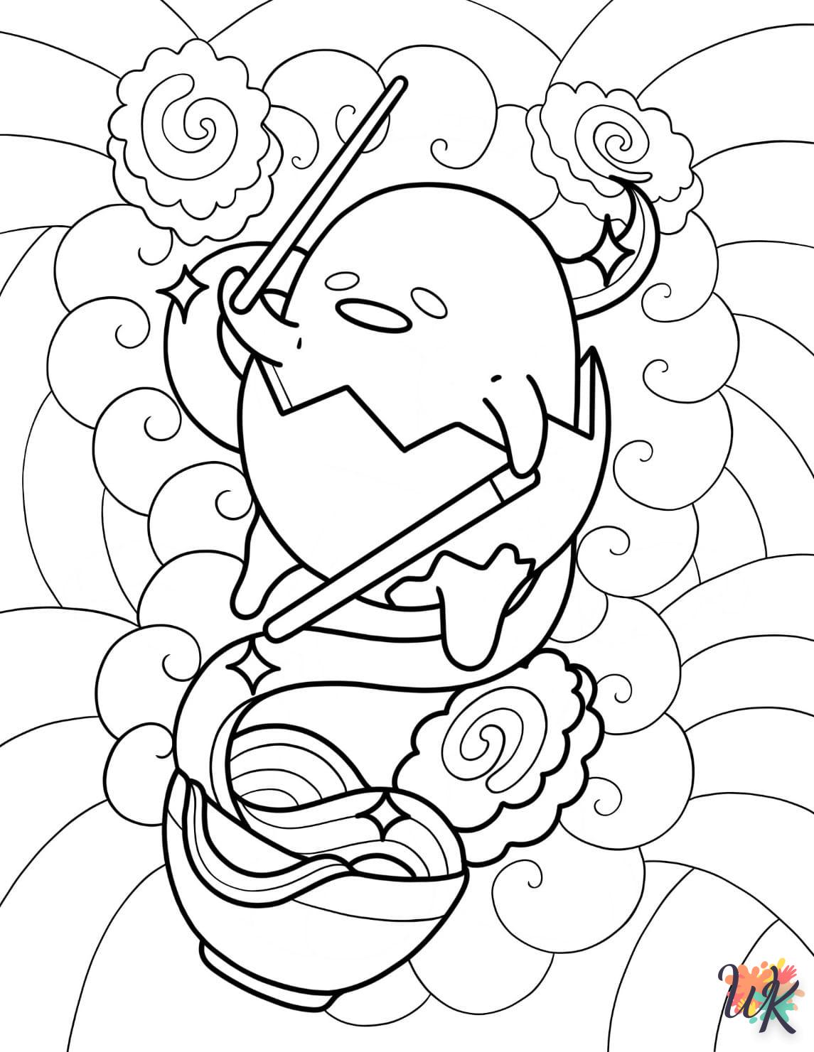 Dibujos para Colorear Gudetama