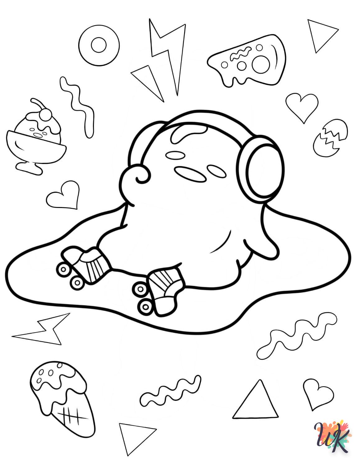 Dibujos para Colorear Gudetama