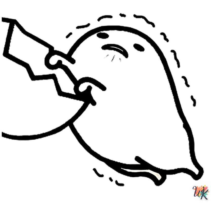 Dibujos para Colorear Gudetama