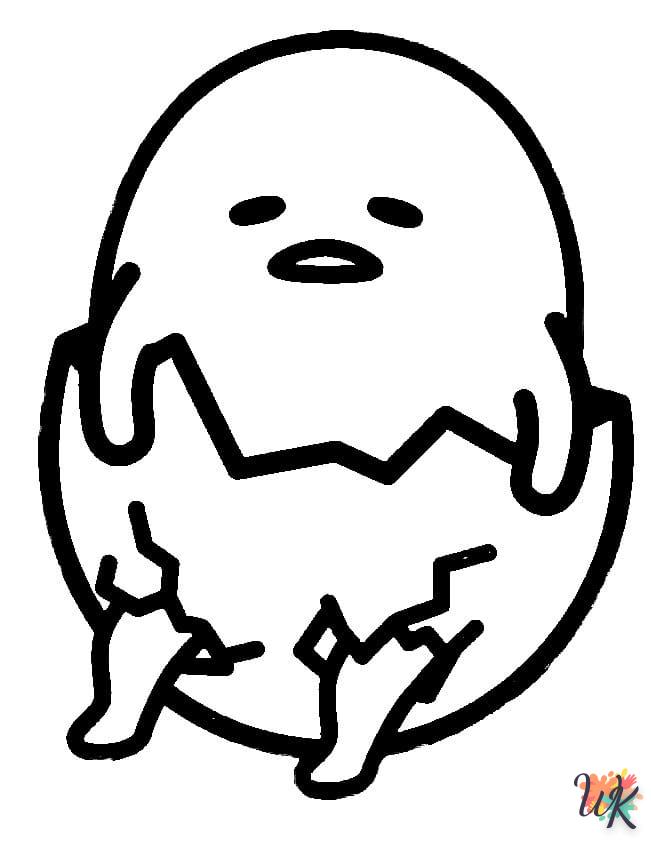 Dibujos para Colorear Gudetama