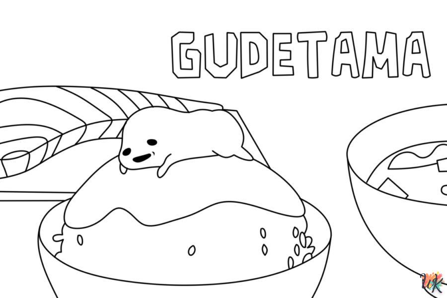 Dibujos para Colorear Gudetama