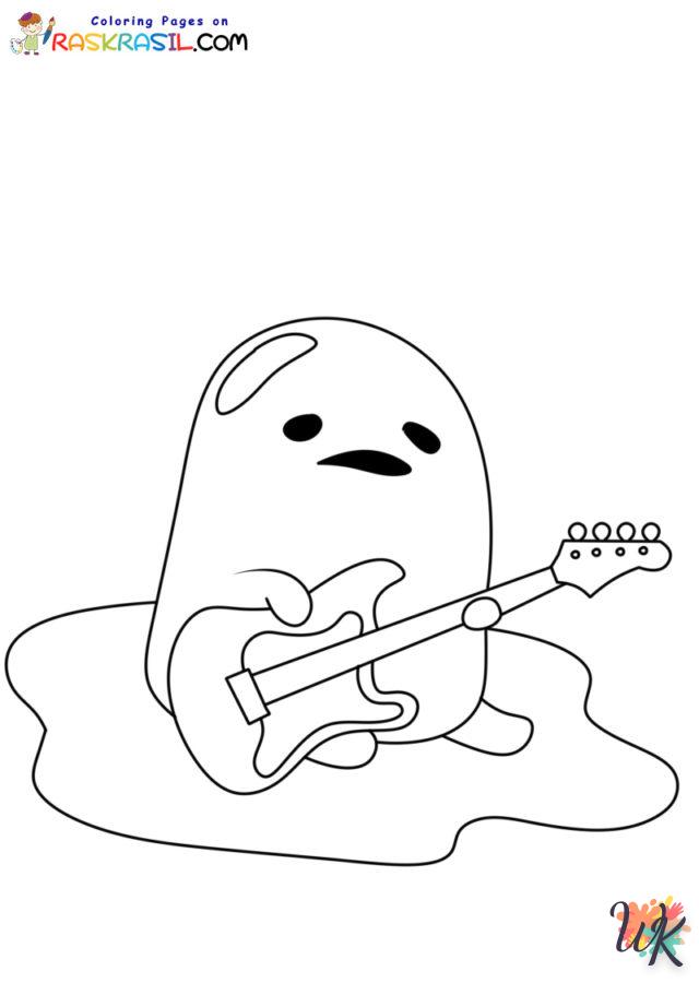 Dibujos para Colorear Gudetama