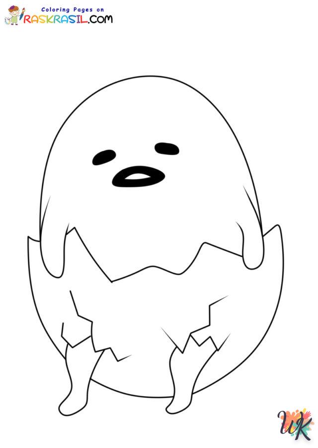 Dibujos para Colorear Gudetama