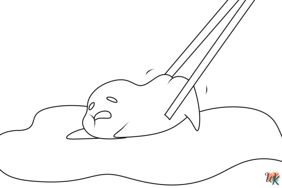 Dibujos para Colorear Gudetama