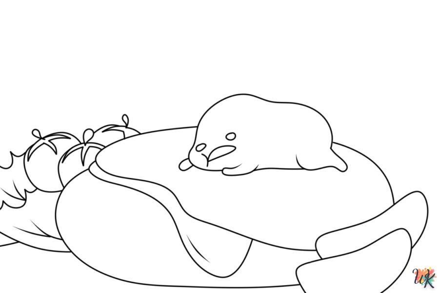 Dibujos para Colorear Gudetama