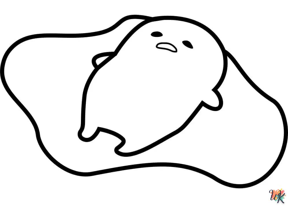 Dibujos para Colorear Gudetama