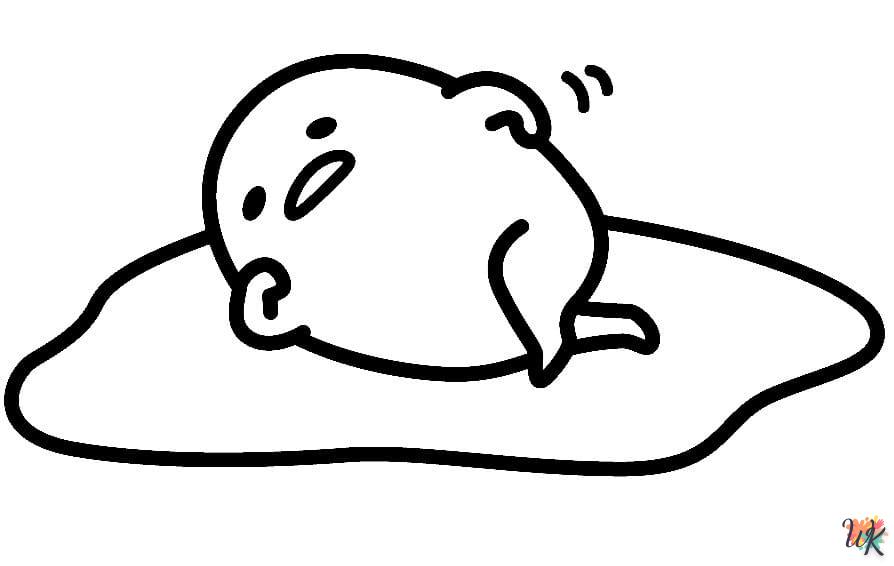 Dibujos para Colorear Gudetama