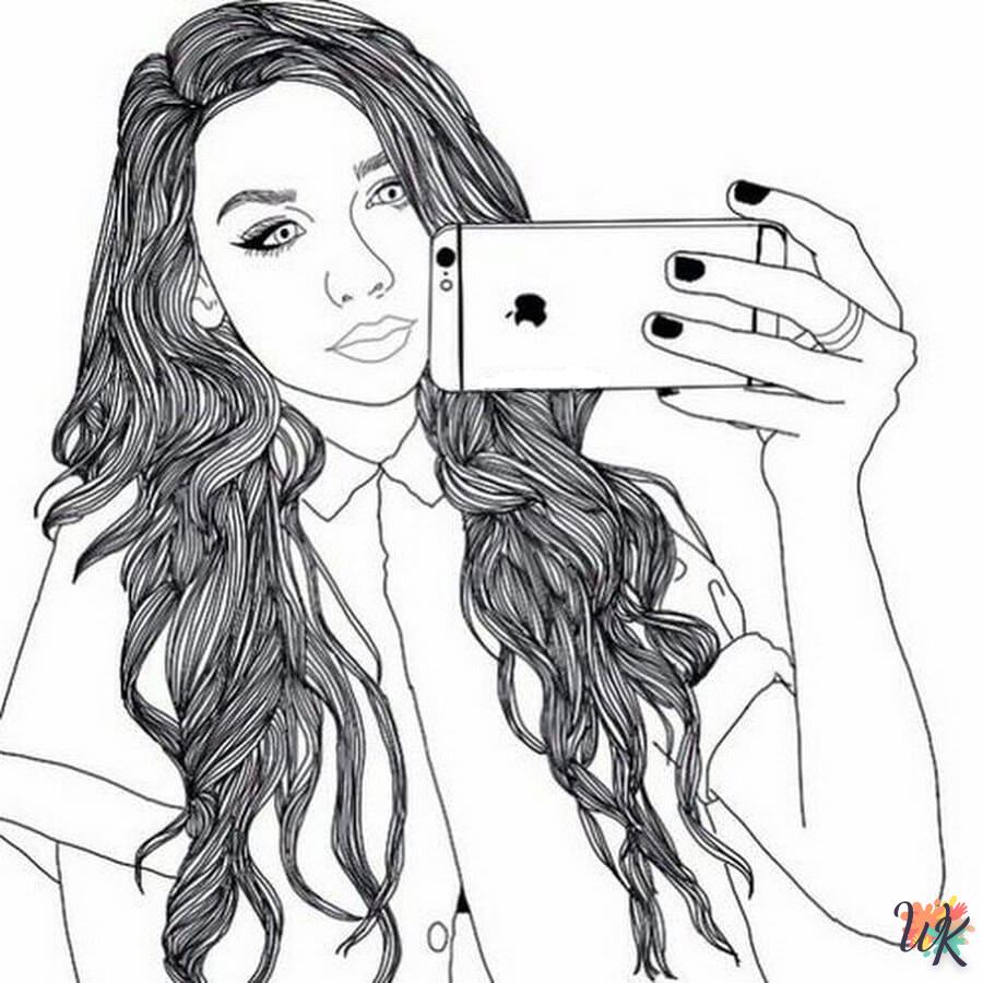 Dibujos para Colorear IPhone 14