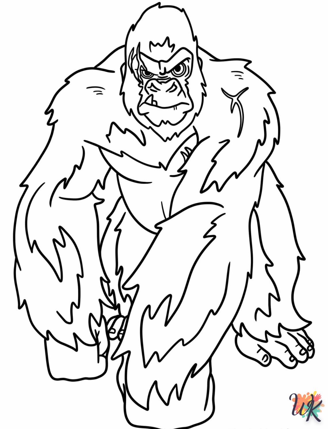 Dibujos para Colorear King Kong