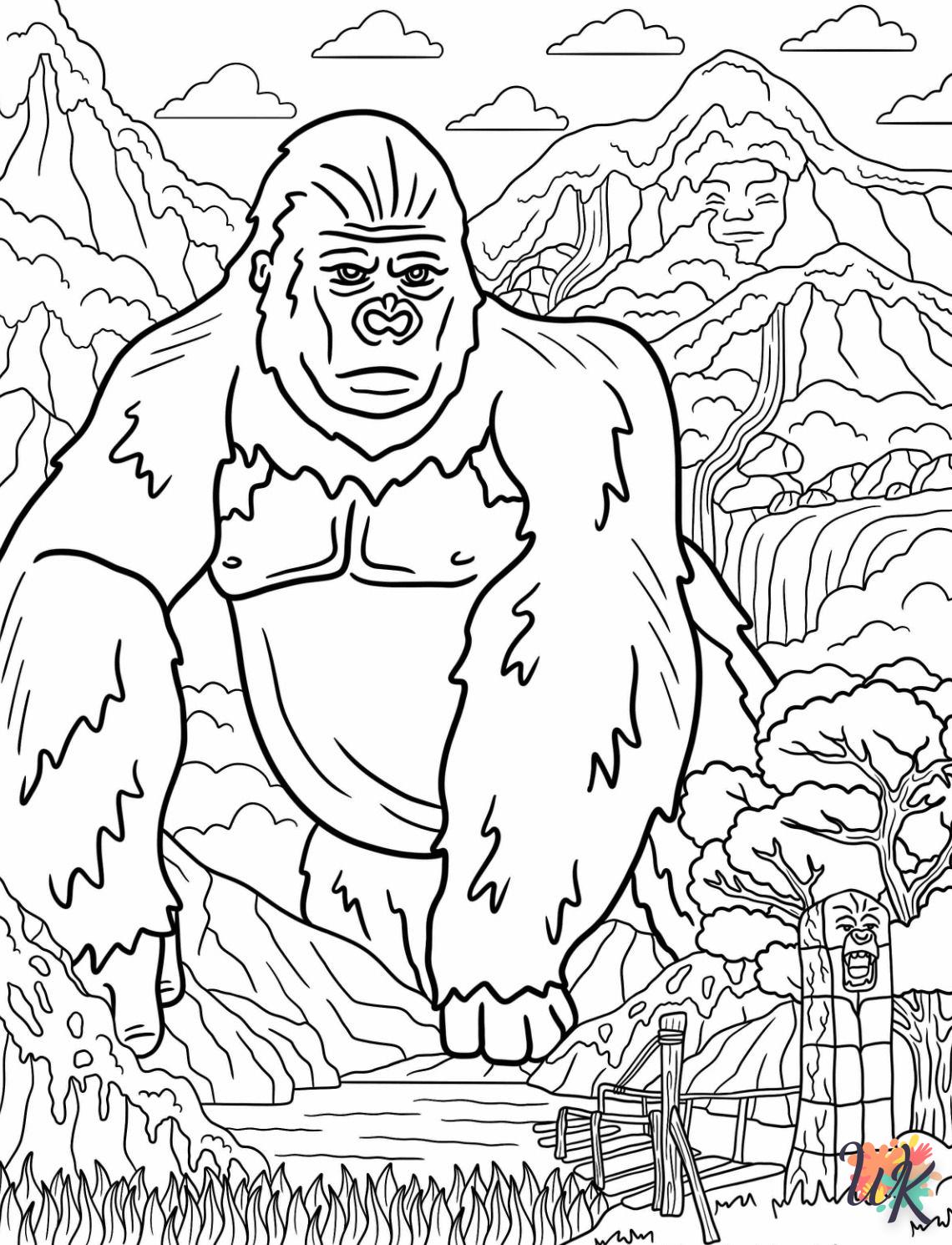 Dibujos para Colorear King Kong