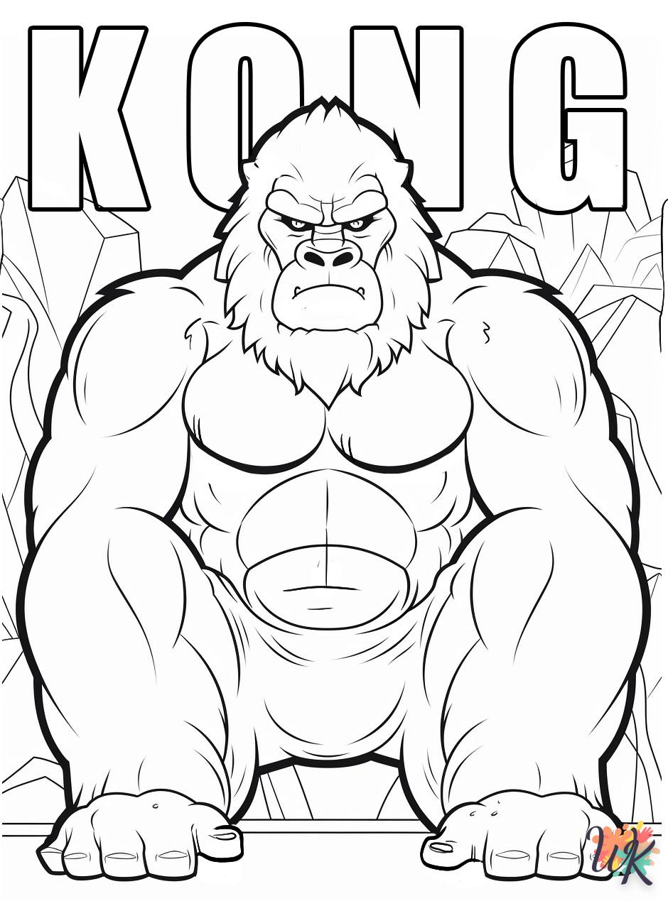 Dibujos para Colorear King Kong