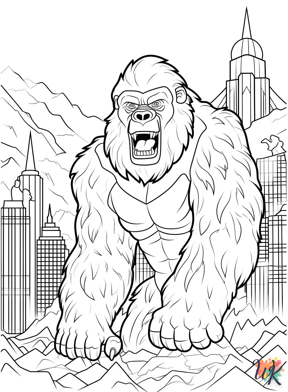 Dibujos para Colorear King Kong