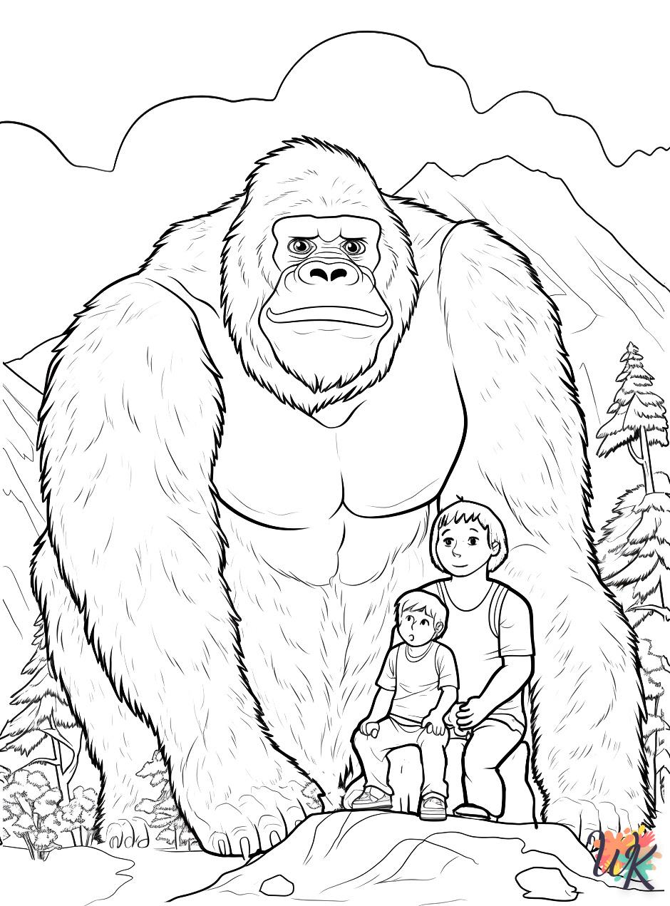 Dibujos para Colorear King Kong