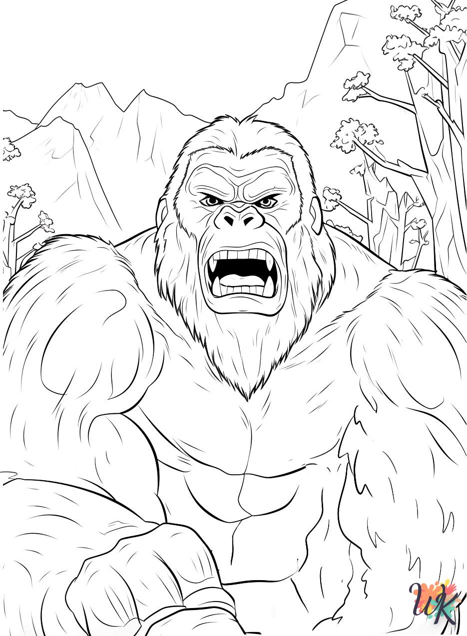 Dibujos para Colorear King Kong