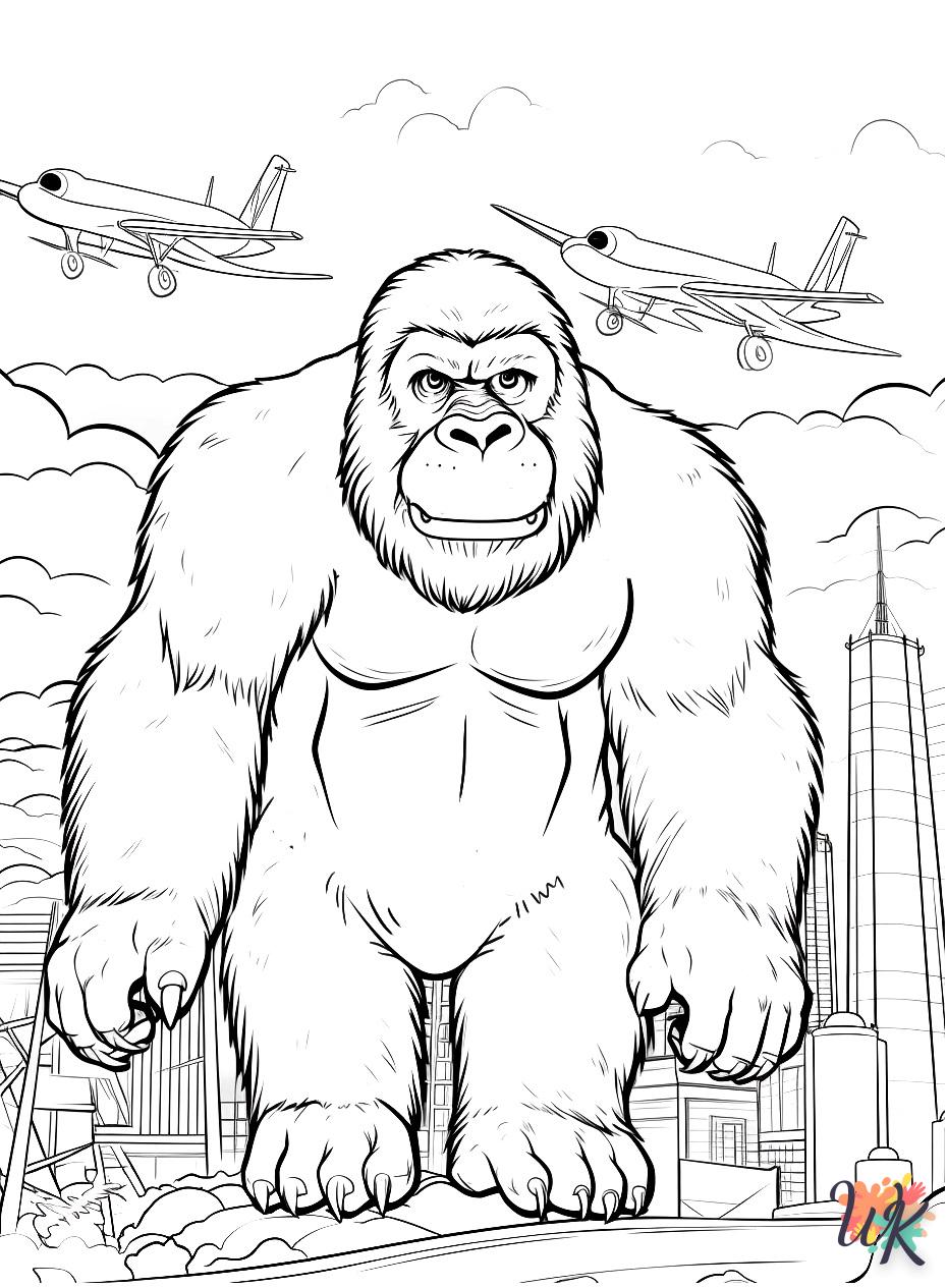 Dibujos para Colorear King Kong