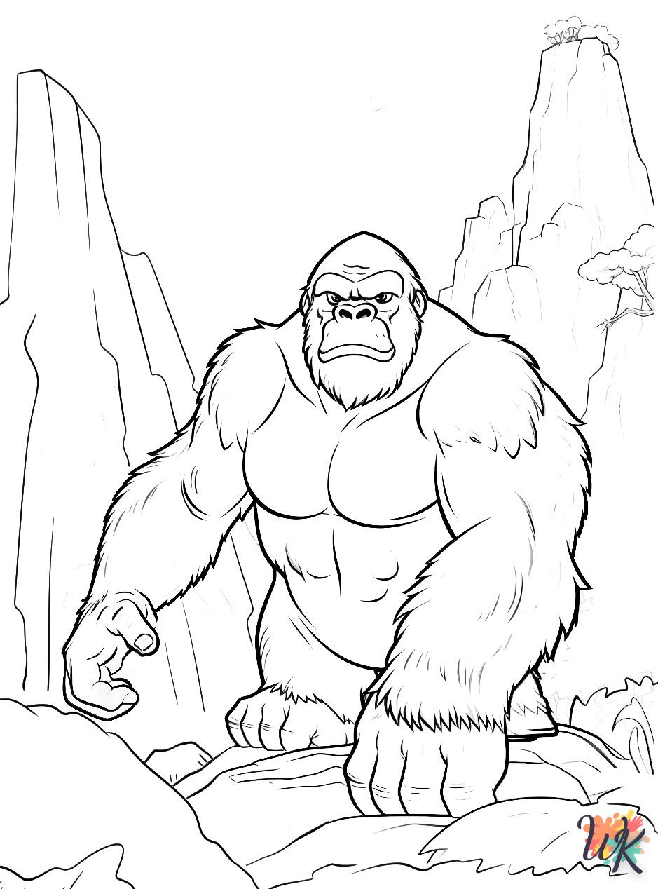 Dibujos para Colorear King Kong