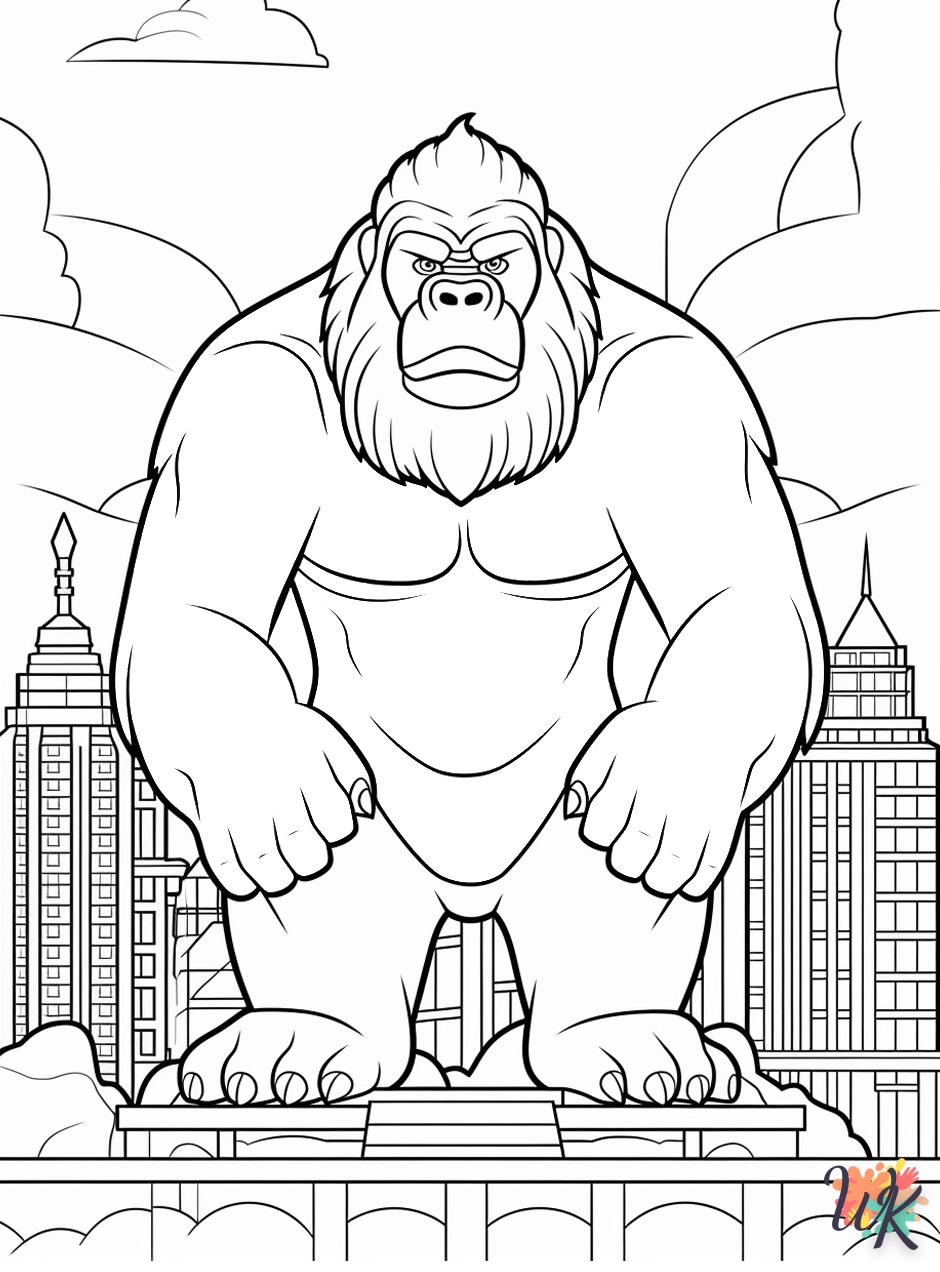 Dibujos para Colorear King Kong