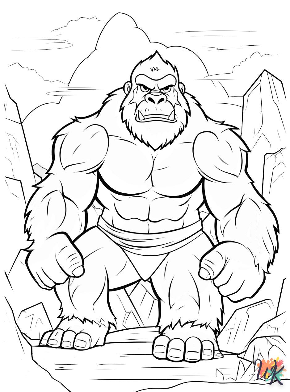 Dibujos para Colorear King Kong