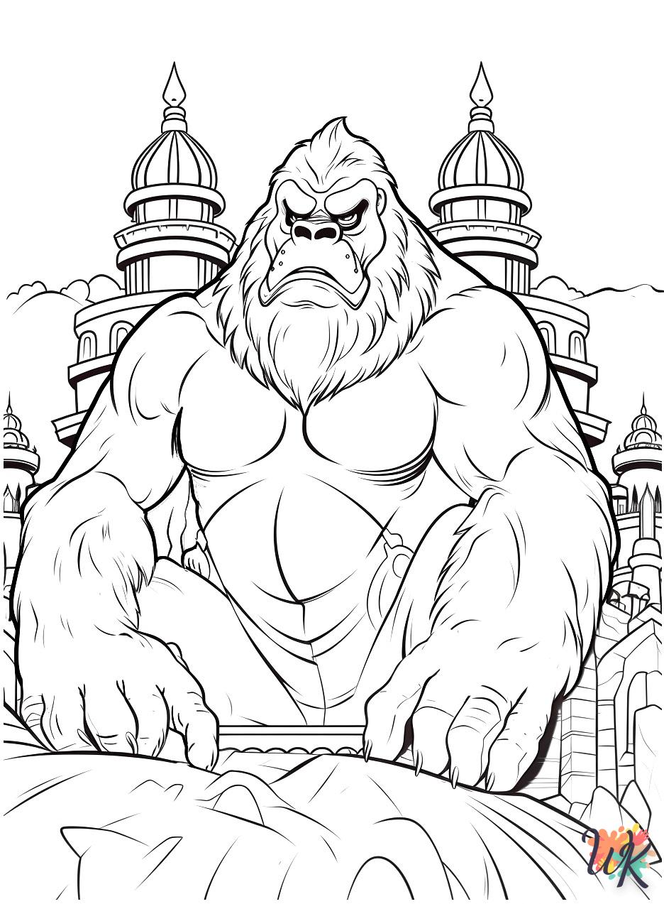 Dibujos para Colorear King Kong