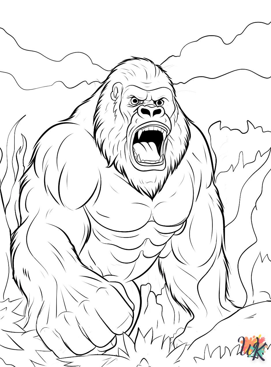 Dibujos para Colorear King Kong