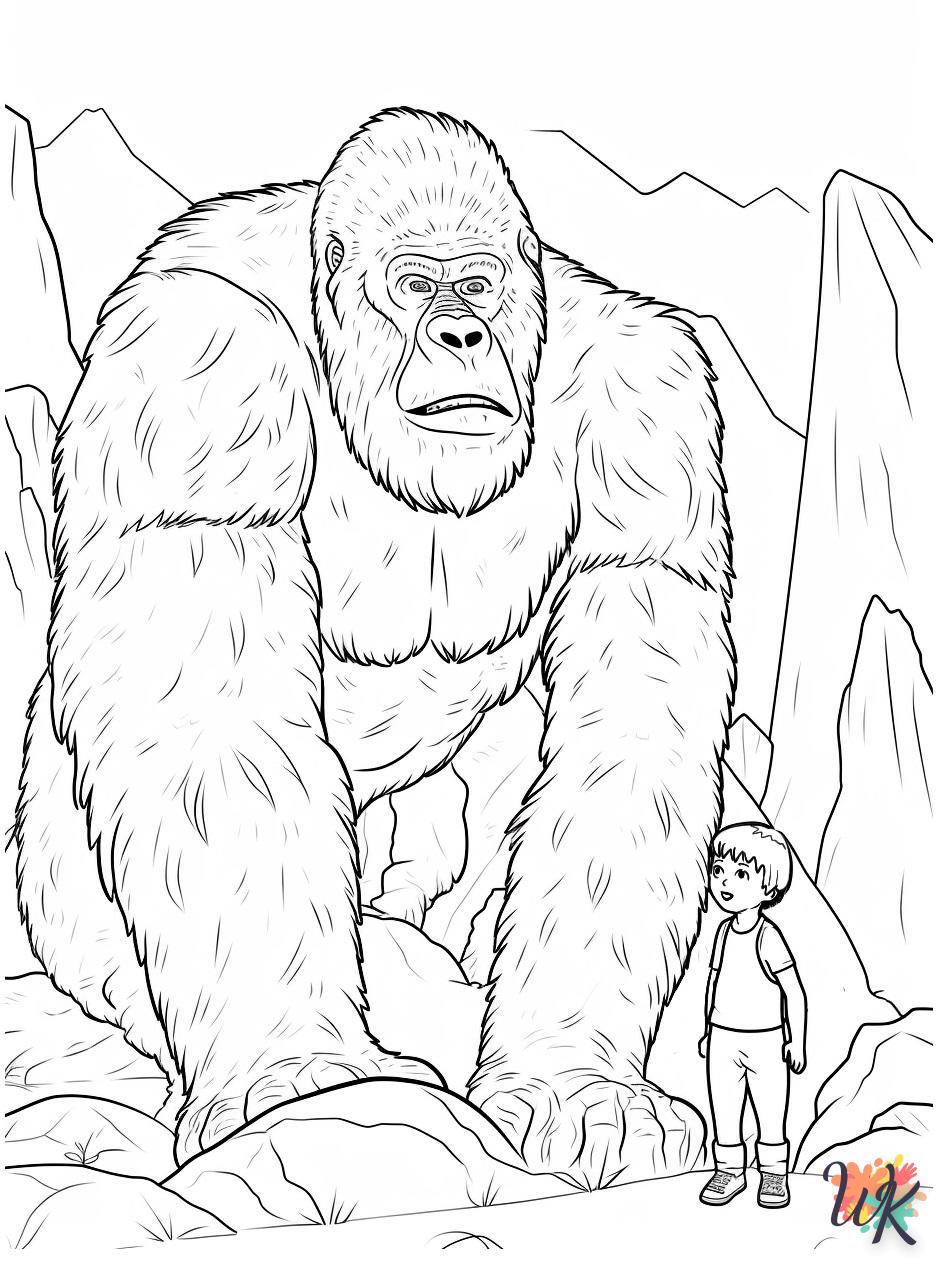 Dibujos para Colorear King Kong