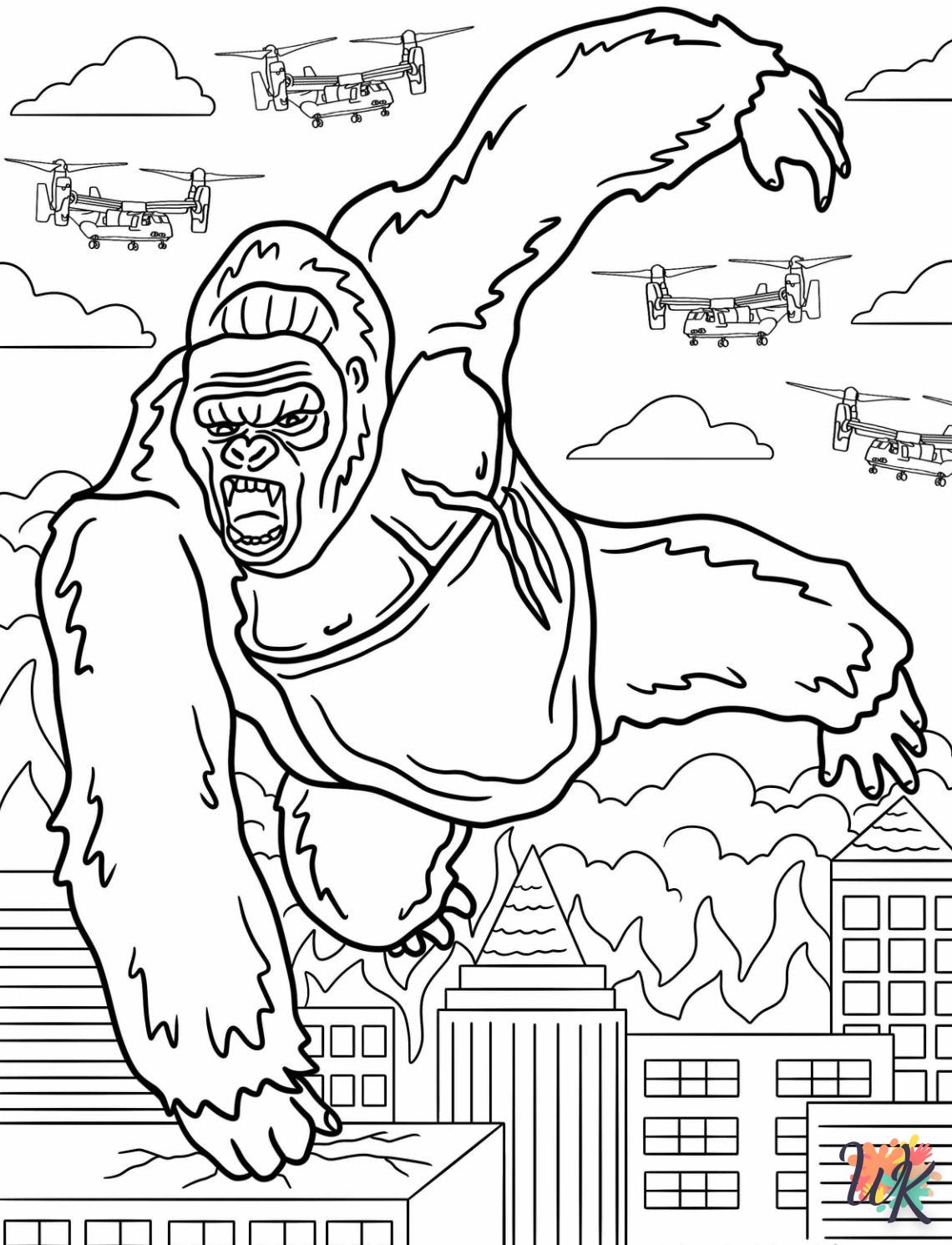 Dibujos para Colorear King Kong