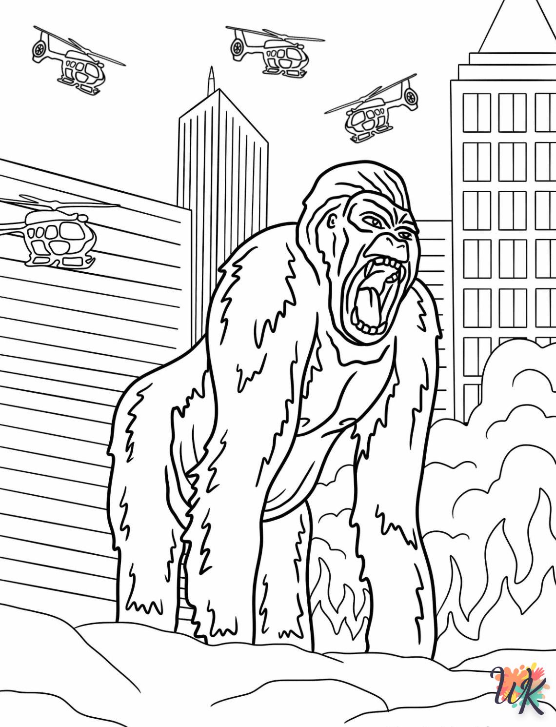 Dibujos para Colorear King Kong