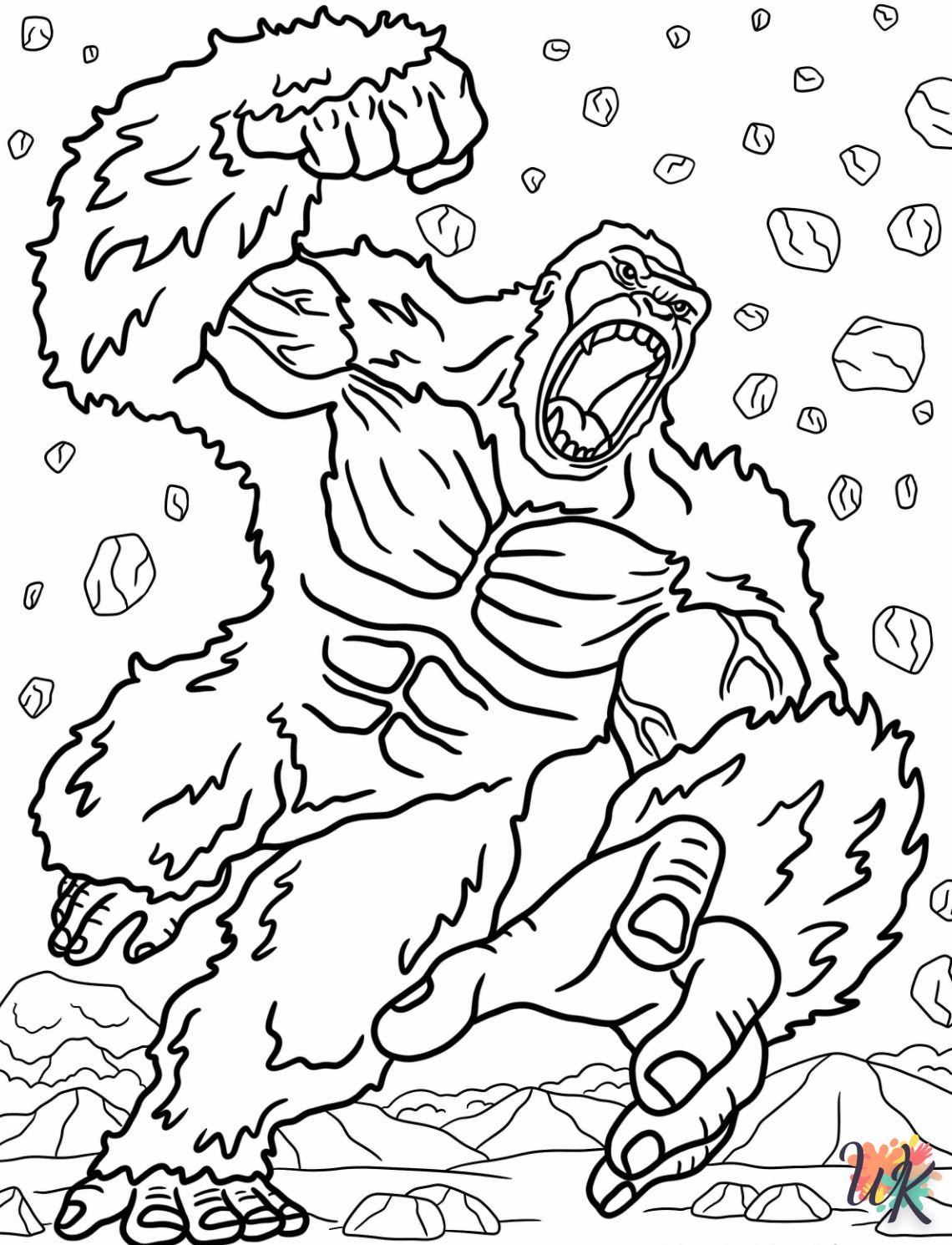 Dibujos para Colorear King Kong