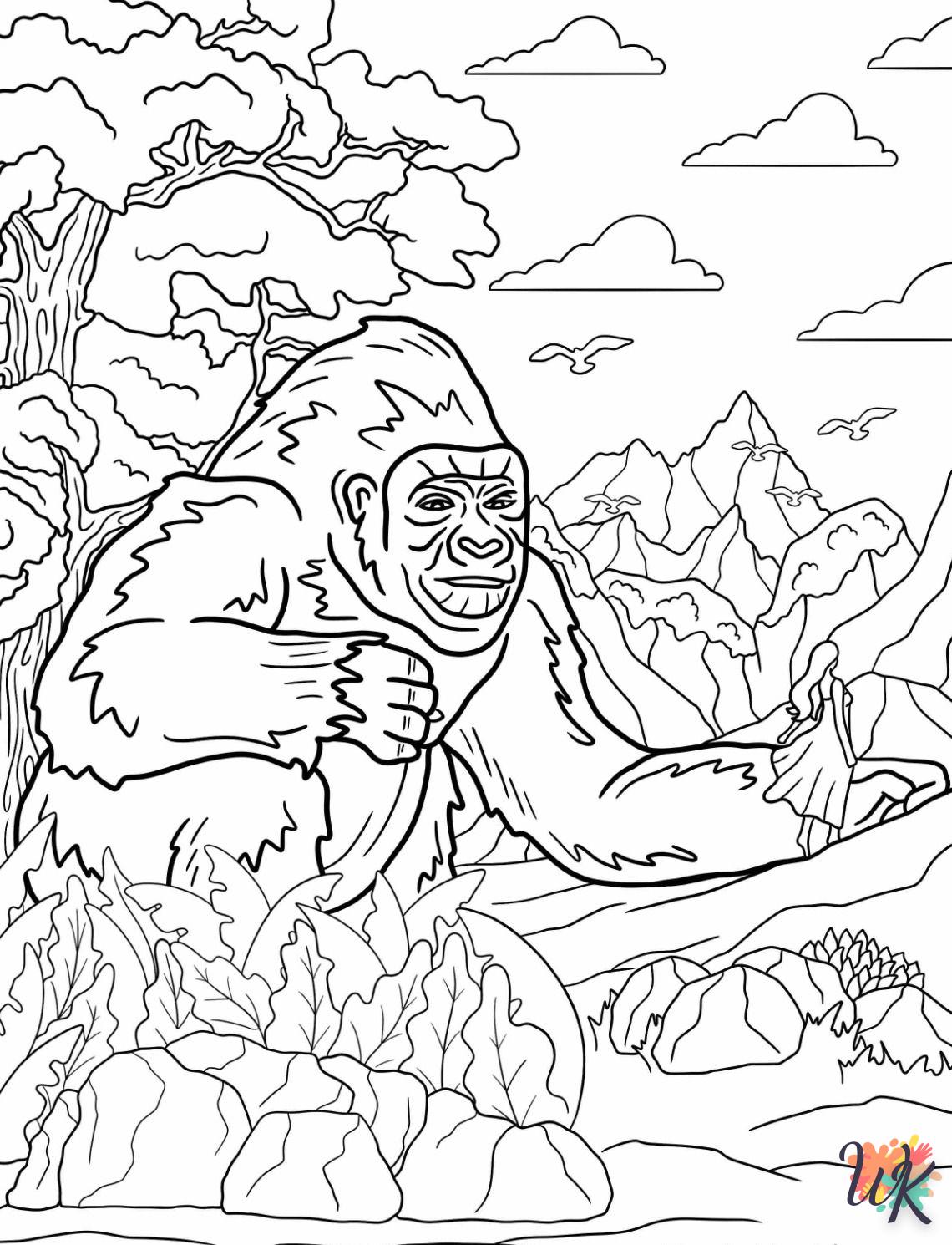 Dibujos para Colorear King Kong