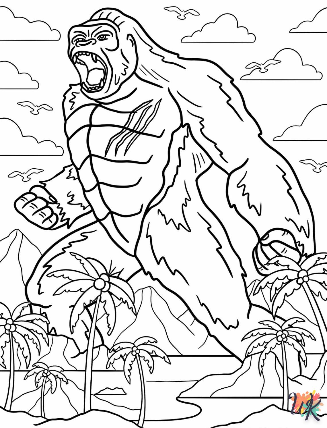 Dibujos para Colorear King Kong