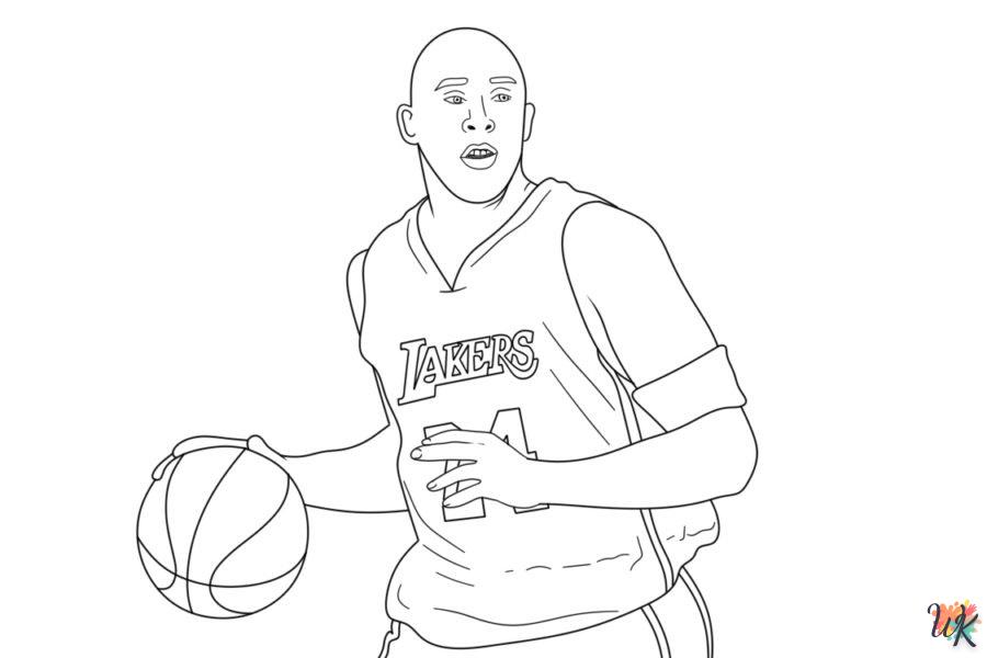 Dibujos para Colorear Kobe Bryant