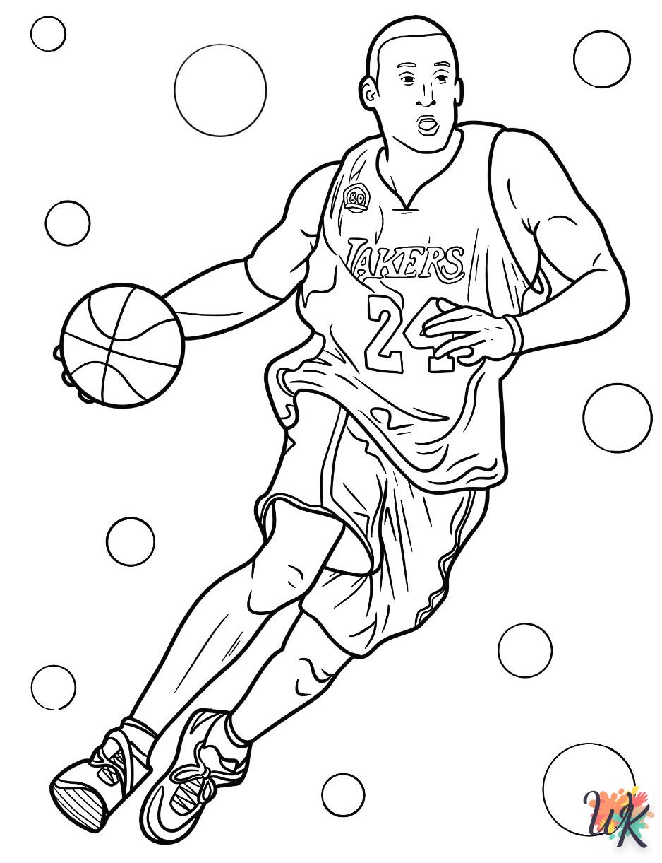 Dibujos para Colorear Kobe Bryant