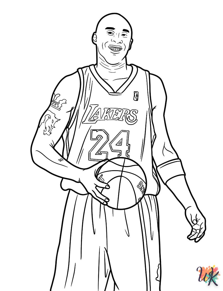 Dibujos para Colorear Kobe Bryant